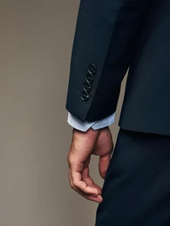 Online Next Slim Fit Two Button Suit Jacket Navy Blue