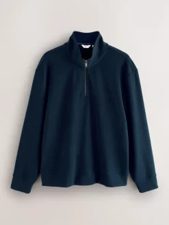 Next Soft Touch Quarter Zip Neck Fleece^ Loungewear