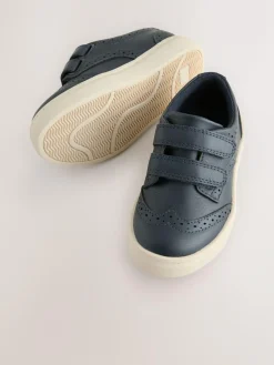 Next Standard Fit (F) Touch Fastening Brogue Shoes^ Shoes