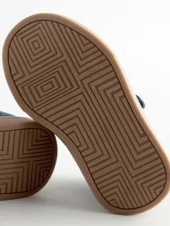 Discount Next Standard Fit (F) Warm Lined Touch Fastening Boots Navy Blue