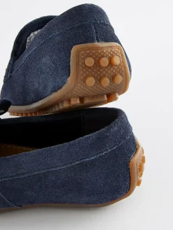 Next Standard Fit (F) Suede Slip-Ons Loafer Shoes^BOY Occasionwear|Shoes