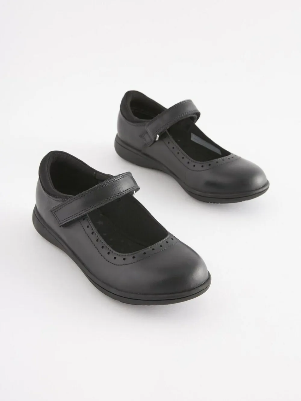 Next Standard Fit (F) School Leather Brogue Detail Mary Jane Shoes^ Shoes