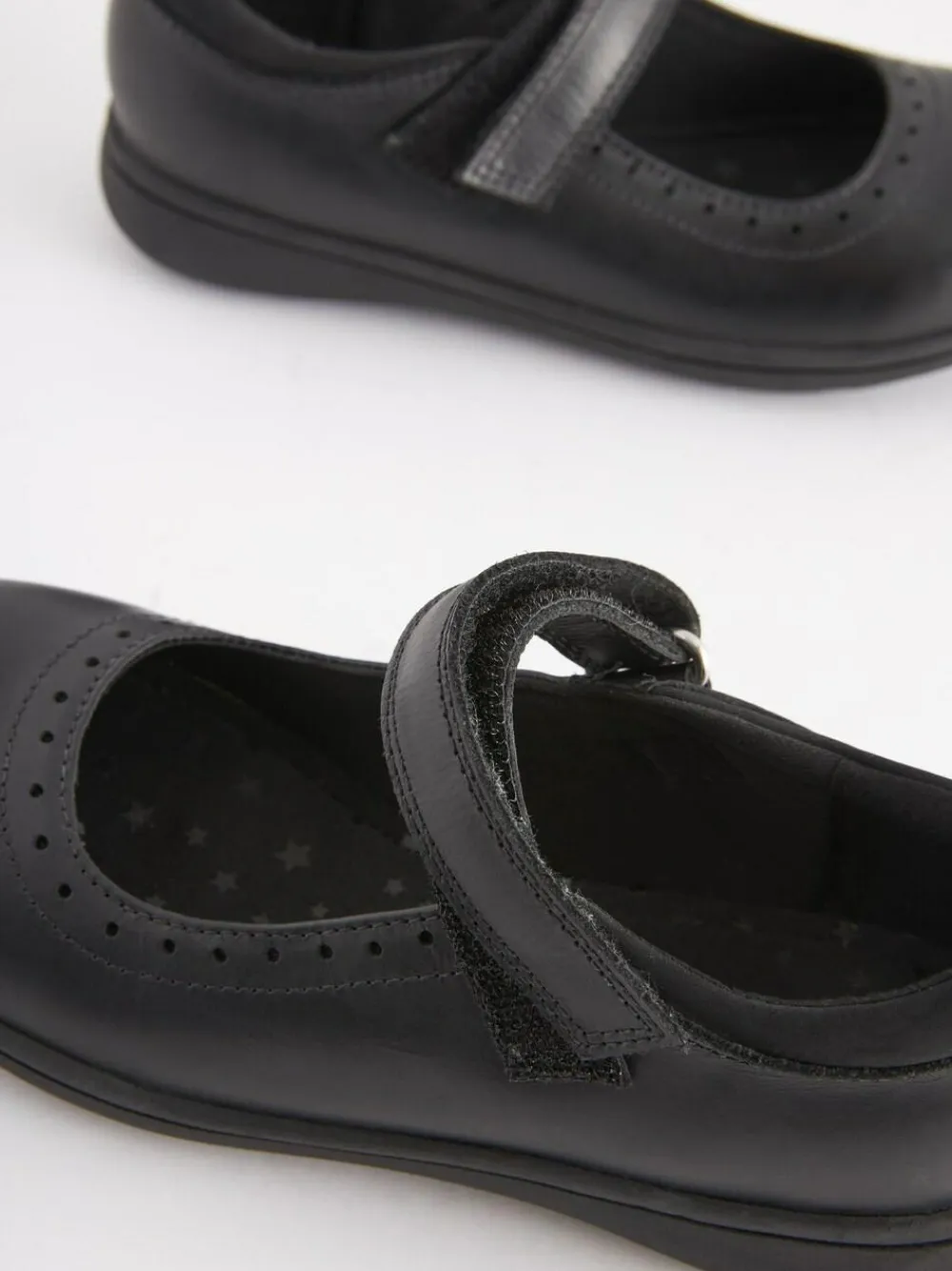 Next Standard Fit (F) School Leather Brogue Detail Mary Jane Shoes^ Shoes