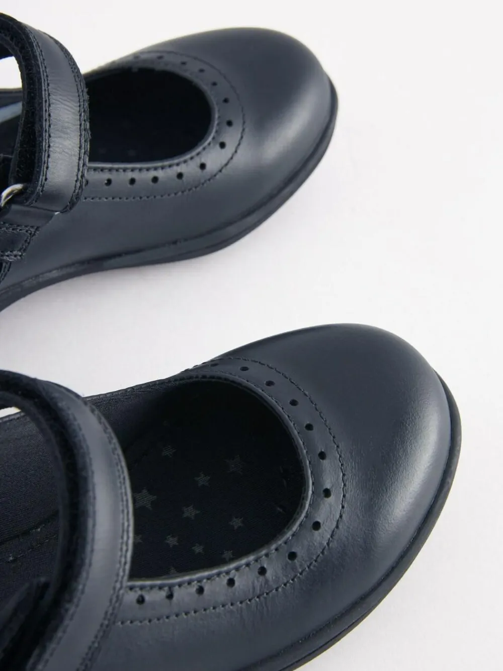 Next Standard Fit (F) School Leather Brogue Detail Mary Jane Shoes^ Shoes