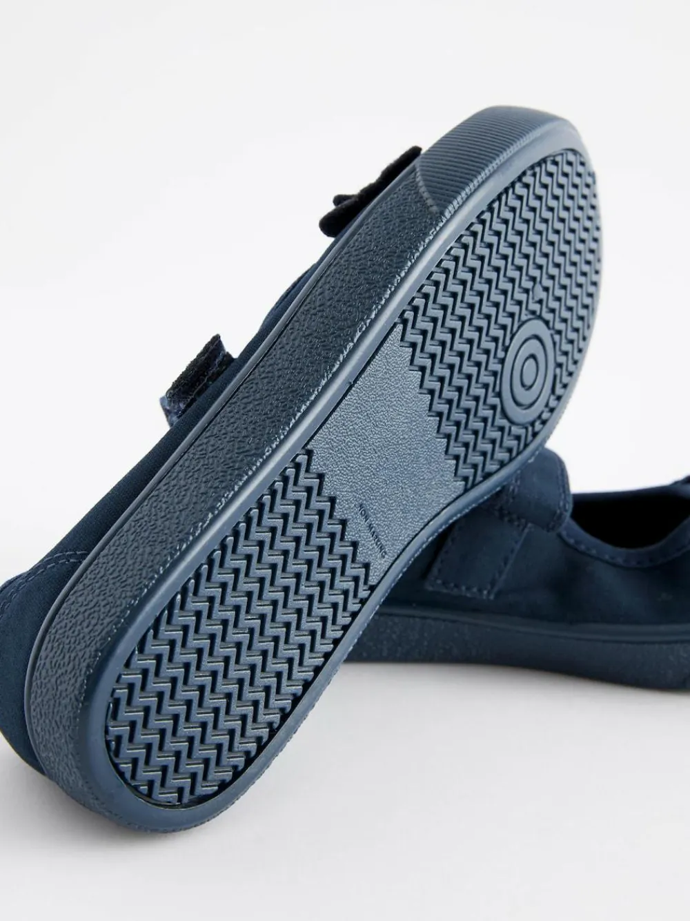 Next Standard Fit (F) Butterfly Embroidered School Plimsoll Shoes^ Shoes