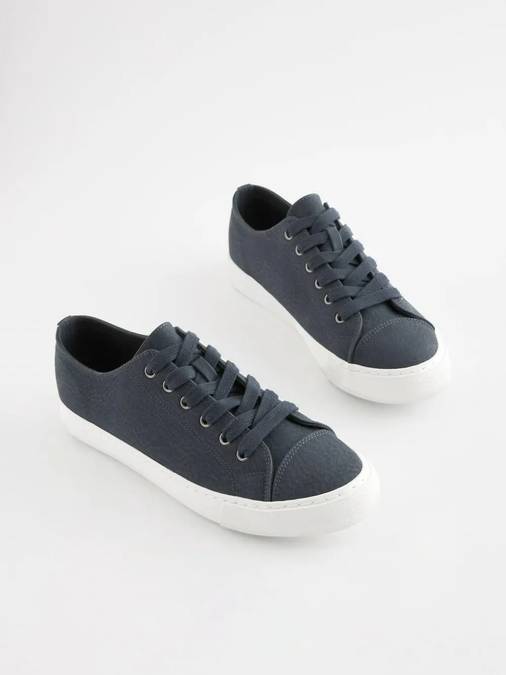 Online Next Standard Fit Patent Baseball Trainers Navy Blue