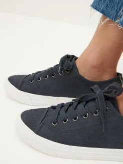 Online Next Standard Fit Patent Baseball Trainers Navy Blue