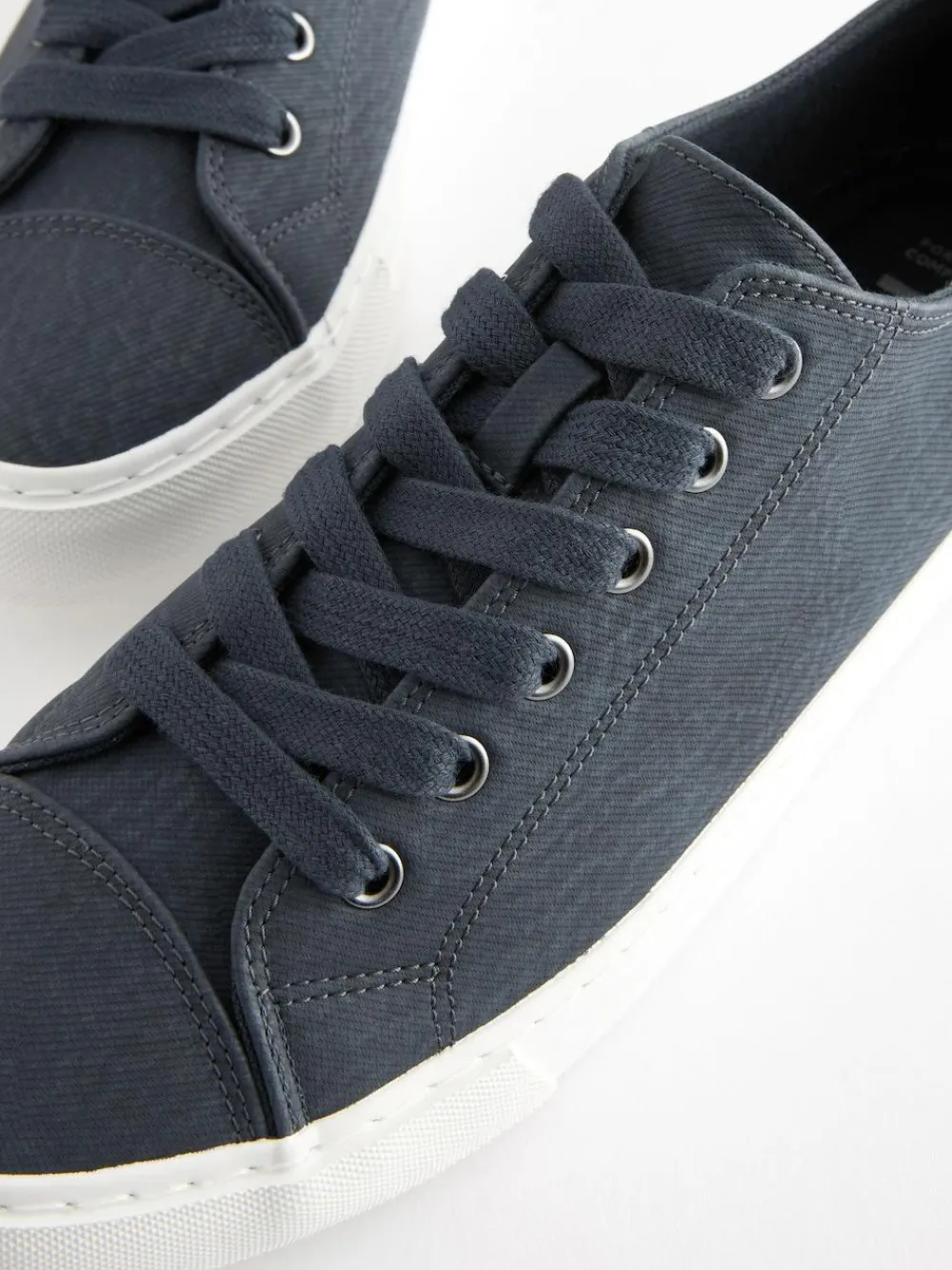 Online Next Standard Fit Patent Baseball Trainers Navy Blue