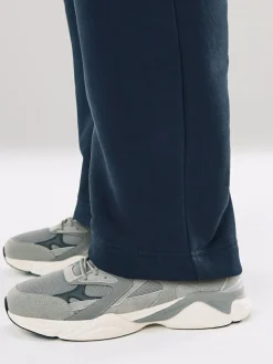 Clearance Next Navy Blue Straight Fit Relaxed Fit Brushback Heavyweight Joggers