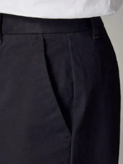 Next Navy Blue Straight Fit Stretch Chinos Trousers^ Nightwear|Pants & Chinos