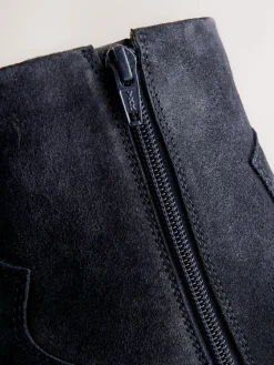 Next Standard/Wide Fit Cowboy Block Heel Ankle Boots^Women Boots & Wellies|Boots