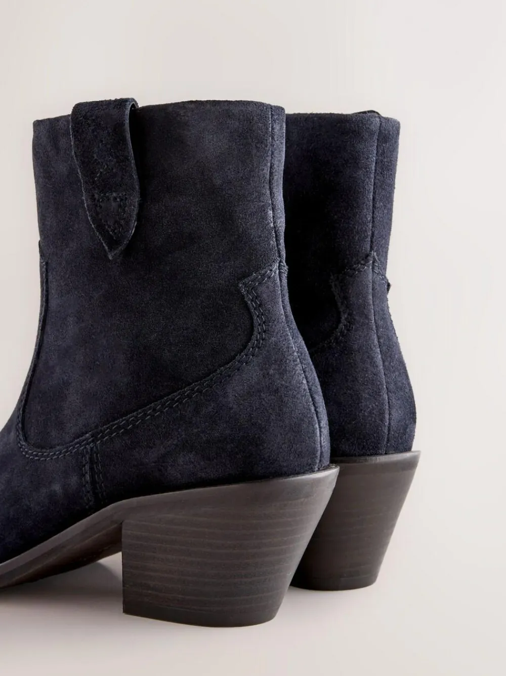 Next Standard/Wide Fit Cowboy Block Heel Ankle Boots^Women Boots & Wellies|Boots
