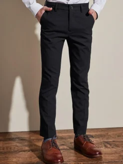 Next Navy Blue Suit Trousers (12mths-16yrs)^BOY Suits & Vest|Tznius Pants