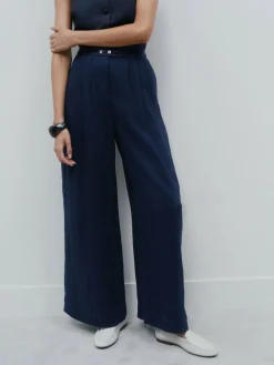 Next Superwide Pleated Trousers^Women Pants