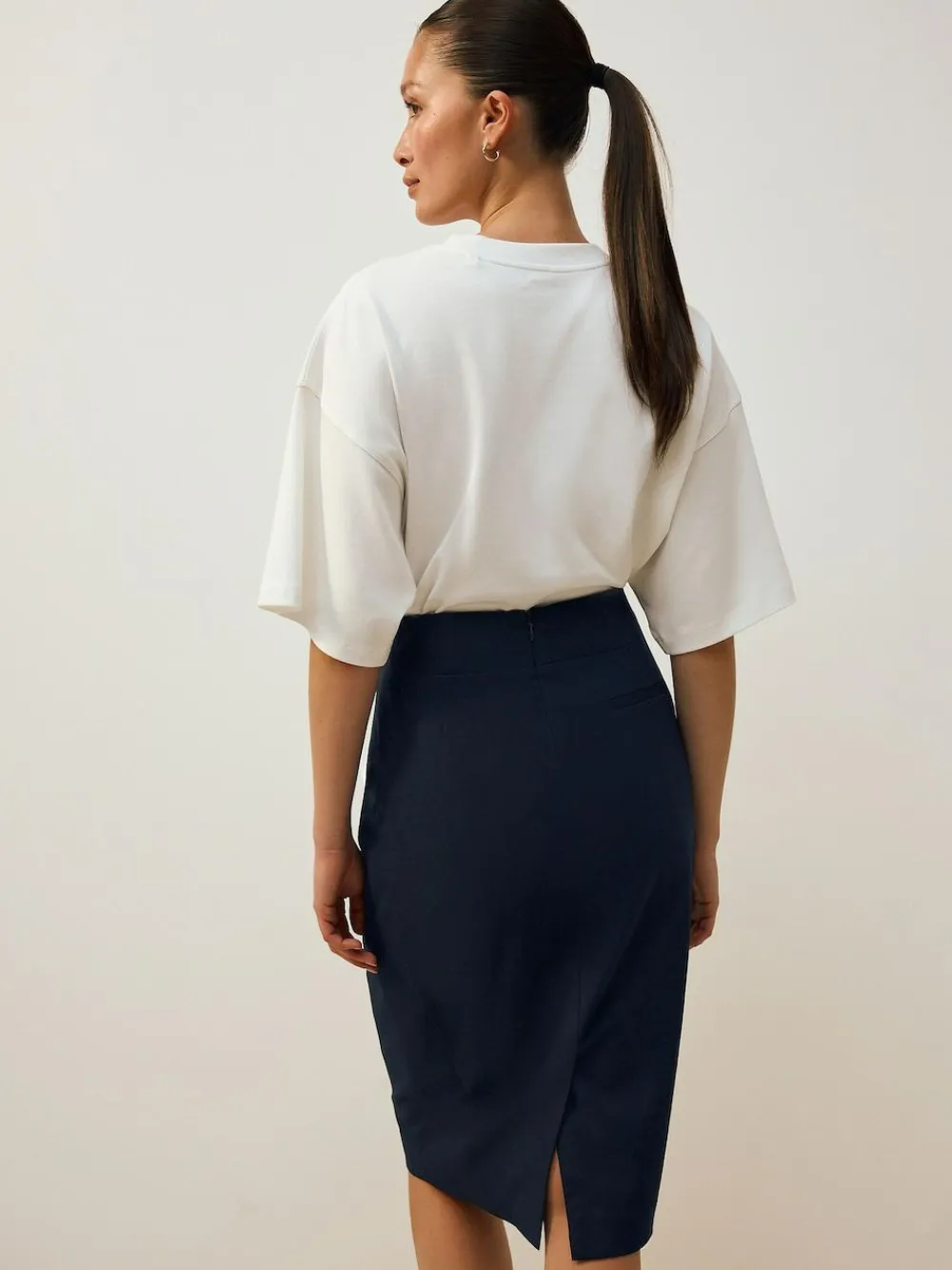 Next Tailored Pencil Skirt With Wool^Women Suits & Tailoring