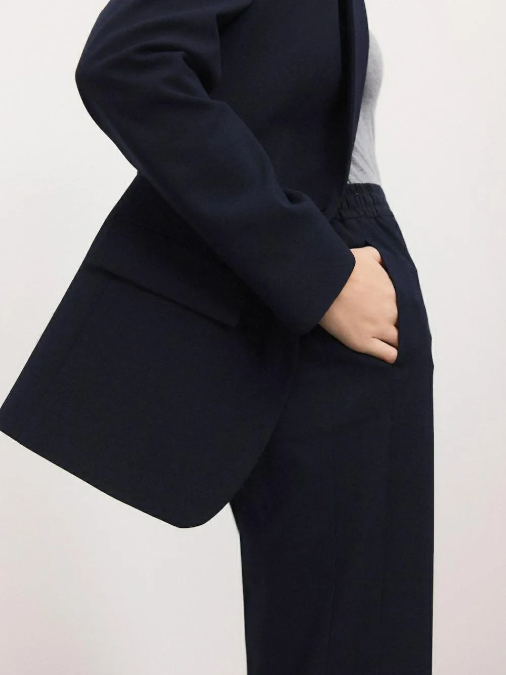 Next Tailored Single Breasted Blazer With Wool^Women Blazers|Suits & Tailoring