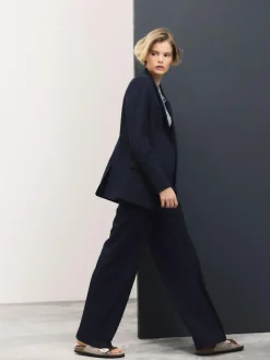 Next Tailored Wide Leg Trousers With Wool^Women Suits & Tailoring|Pants