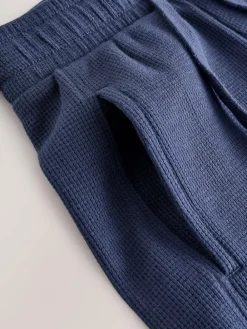 Hot Next Textured Short Sleeve T-Shirt and Shorts Set (3-16yrs) Navy Blue