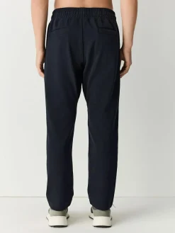 Discount Next Textured Twill Straight Leg Joggers Navy Blue