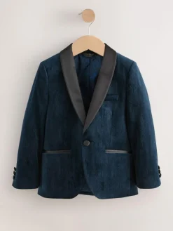 Next Textured Velvet Blazer (3-16yrs)^BOY Suits & Vest|Occasionwear