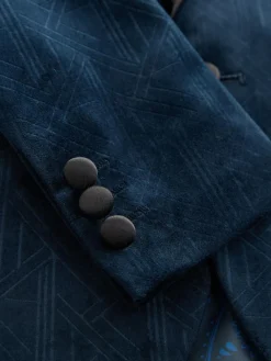 Next Textured Velvet Blazer (3-16yrs)^BOY Suits & Vest|Occasionwear