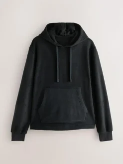 Next Navy Blue Thermal Fleece Bottoms Long Sleeve Hoodies Set^ Pyjamas