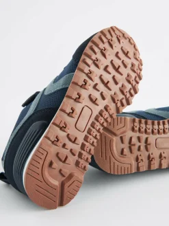 Next Wide Fit (G) One Strap Elastic Lace Trainers^BOY Sneakers