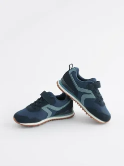 Next Wide Fit (G) One Strap Elastic Lace Trainers^BOY Sneakers