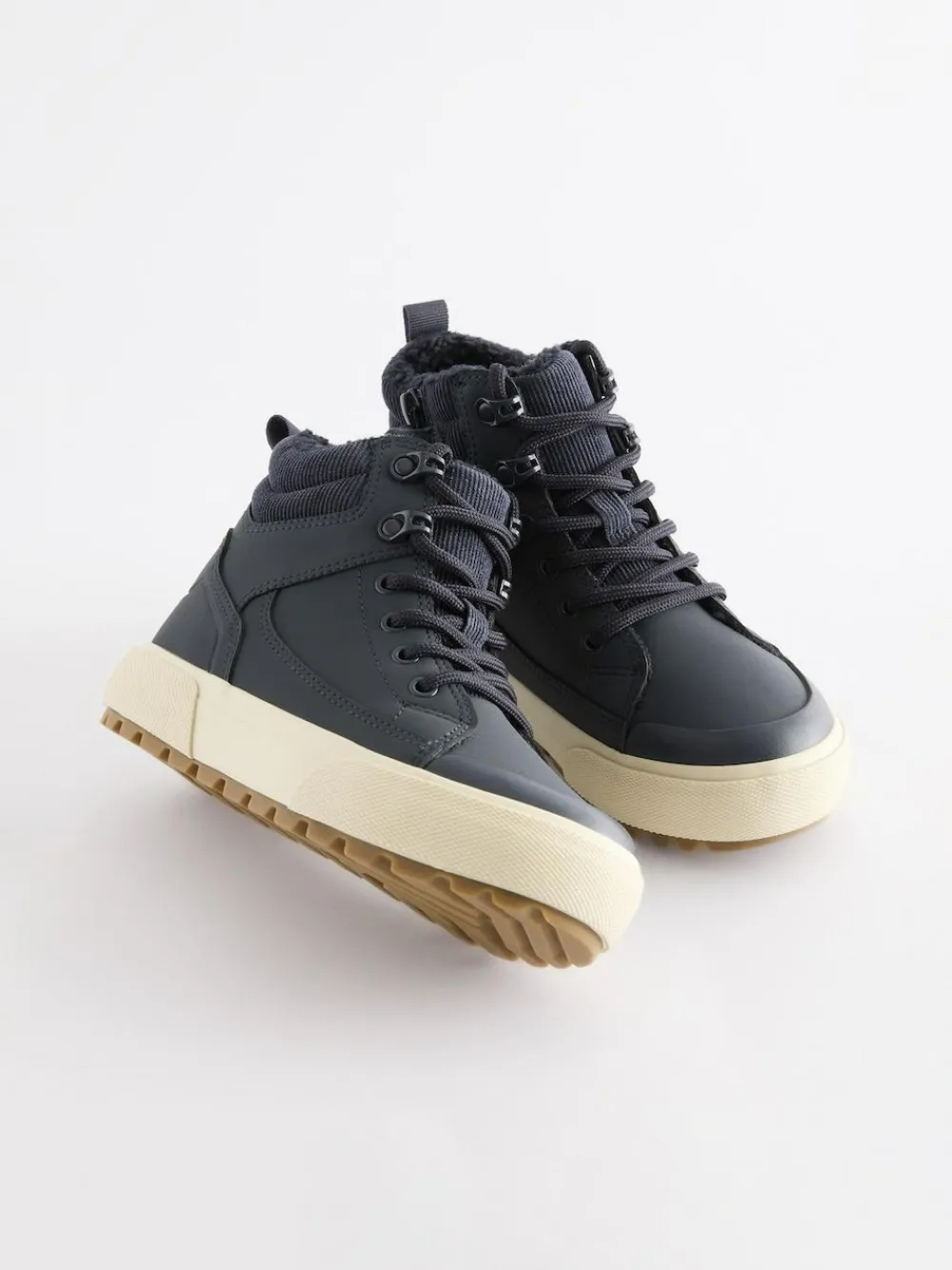 Next Wide Fit (G) Warm Lined High Top Boots^BOY Boots|Boots