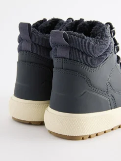 Next Wide Fit (G) Warm Lined High Top Boots^BOY Boots|Boots