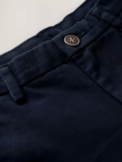Online Next Wide Fit Stretch Chino Trousers (3-17yrs) Navy Blue