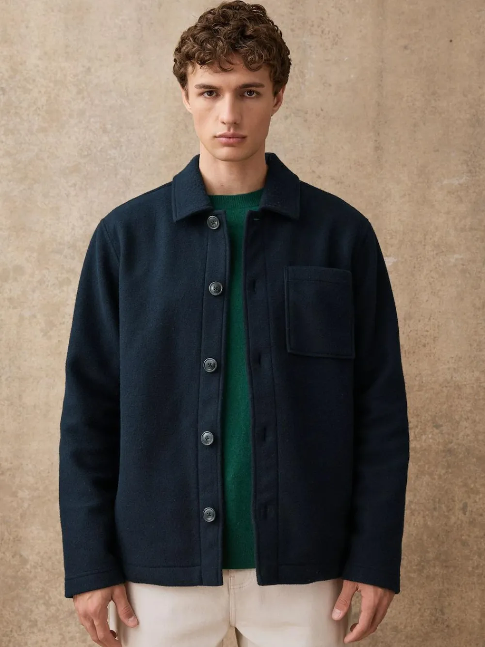 Next Wool Look Fleece Shacket^ Sweatshirts & Hoodies|Sweatshirts & Hoodies