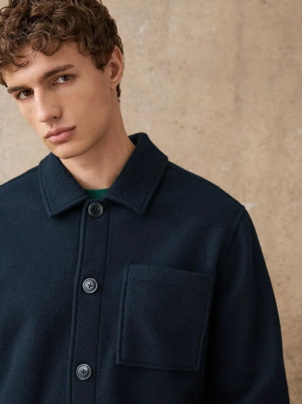 Next Wool Look Fleece Shacket^ Sweatshirts & Hoodies|Sweatshirts & Hoodies