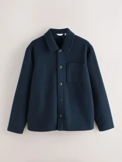 Next Wool Look Fleece Shacket^ Sweatshirts & Hoodies|Sweatshirts & Hoodies