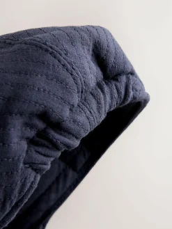 Discount Next Baby Flat Cap (0mths-2yrs) Navy Blue Woven