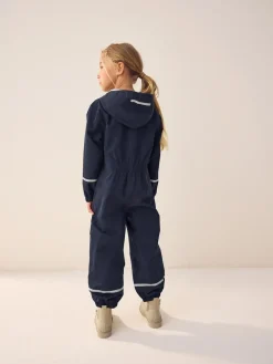 Clearance Next Zip Hooded Waterproof Puddlesuit (12mths-10yrs) Navy Blue