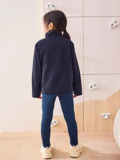 Best Next Zip-Up Fleece Jacket With Pockets (3-16yrs) Navy Blue