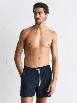 Clearance Next Motionflex 5 Inch Swim Shorts 2 Pack Navy Blue/Green