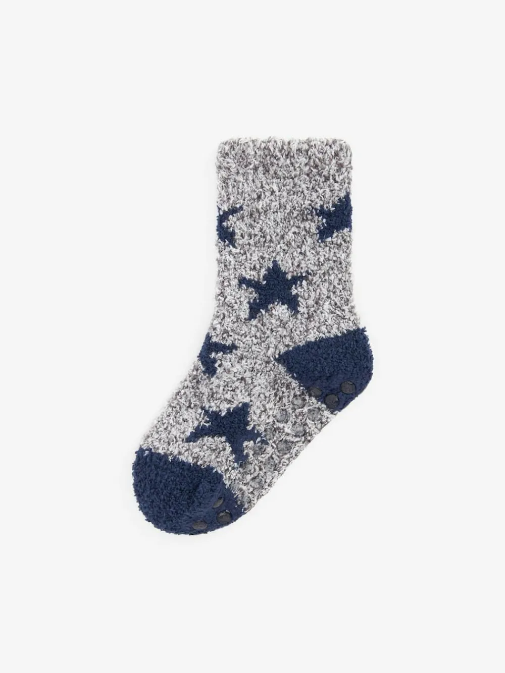 Hot Next Navy Blue/Grey Stars Cosy Socks 2 Pack