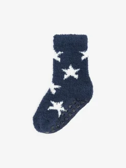 Hot Next Navy Blue/Grey Stars Cosy Socks 2 Pack