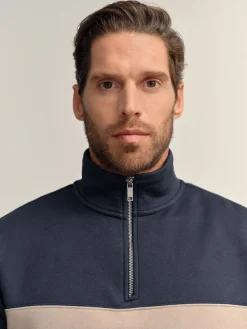 Next Quarter Zip Colour Blocking Sweatshirt^ Sweatshirts & Hoodies|Sweatshirts & Hoodies