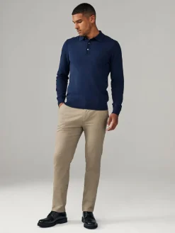 Next Slim Fit Stretch Chino Trousers 2 Pack^ Pants & Chinos