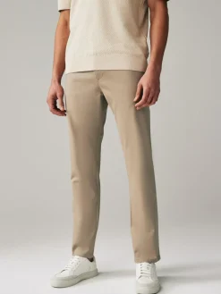 Next Slim Fit Stretch Chino Trousers 2 Pack^ Pants & Chinos