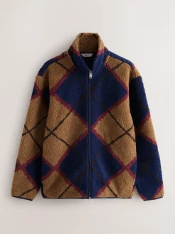 Next Zip Through Printed Fleece^ Loungewear|Sweatshirts & Hoodies