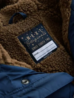 Next Borg Lined Quilted Coat (3mths-7yrs)^BOY Coats, Jackets & Pramsuits|Coats, Jackets & Pramsuits