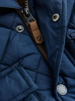 Next Borg Lined Quilted Coat (3mths-7yrs)^BOY Coats, Jackets & Pramsuits|Coats, Jackets & Pramsuits