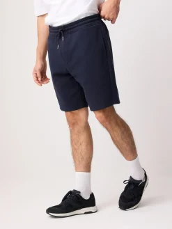 Hot Next Brushed Jersey Zip Pocket Shorts Navy