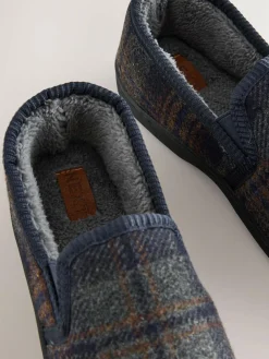 Discount Next Closed Back Slippers Navy