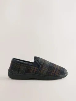 Discount Next Closed Back Slippers Navy