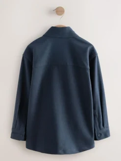 Best Next Navy Corduroy Zip Overshirt (3-16yrs)